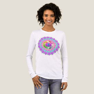 T-shirt En Tri-matière Diwali pailleté lotus rangoli