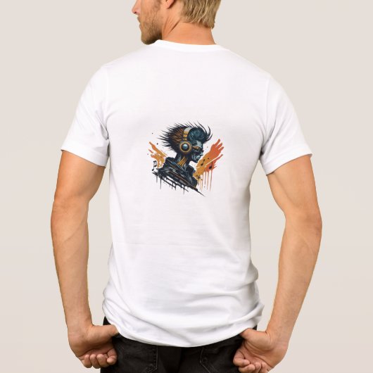 T-shirt En Tri-matière DJ Vibes T-Shirt Designs (Verso)