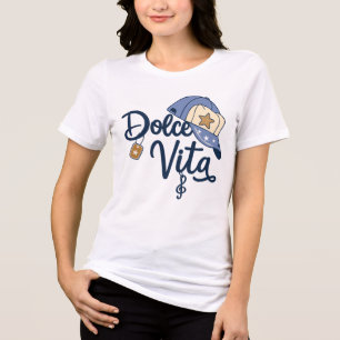 T-shirt En Tri-matière Dolce Vita - Style urbain Cool avec Star