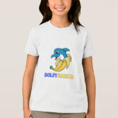 T-SHIRT EN TRI-MATIÈRE DOLFI BANANE (Recto)