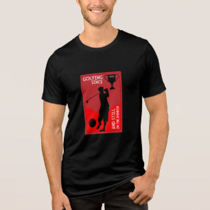 T-shirt En Tri-matière Don d'anniversaire aux golfeurs modifiables