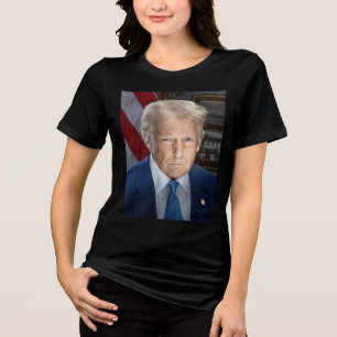 T-shirt En Tri-matière Donald Trump 2025 Portrait du président américain