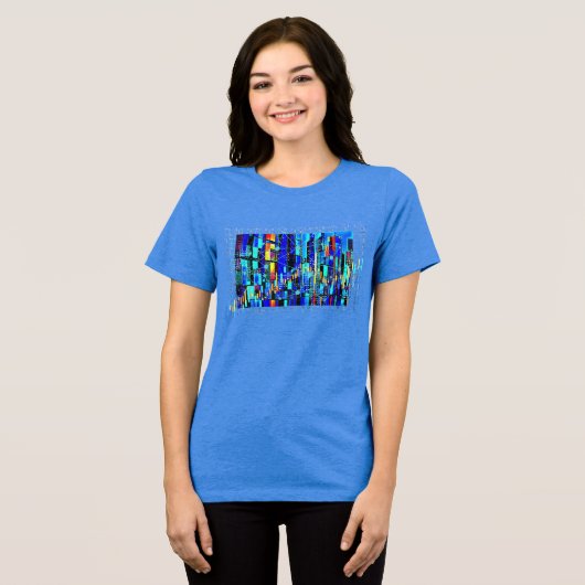 T-shirt En Tri-matière Données du cube (Recto plein)