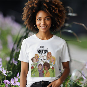 T-shirt En Tri-matière Donner pour Gagner Le futur est Féminin JIF