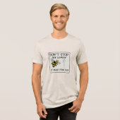 T-shirt En Tri-matière Don't Stop Bee Leavin' (Recto plein)