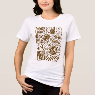 T-shirt En Tri-matière Doodgame Day Vibes de football