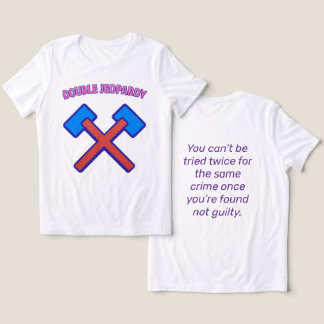 T-shirt En Tri-matière Double Jeopardy : Un procès, une justice