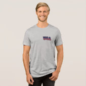 T-shirt En Tri-matière Double-Sided USA Memorial Day Patriotic (Recto plein)
