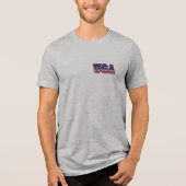 T-shirt En Tri-matière Double-Sided USA Memorial Day Patriotic (Recto)