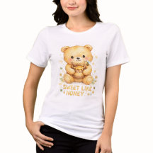 Doux comme du miel - Ourson et abeille mignons pou