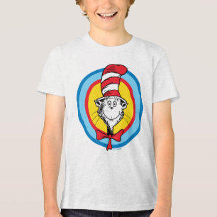 T-shirt En Tri-matière Dr. Seuss Graphisme de tête de Chat dans le Chap