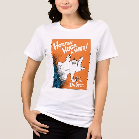 T-shirt En Tri-matière Dr Seuss | Horton Entend un qui livre (Recto)