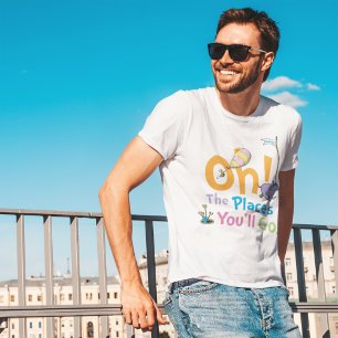 T-shirt En Tri-matière Dr Seuss Oh, les endroits où vous irez !