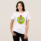 T-shirt En Tri-matière Dr Seuss| The Grinch| Classique Le Chat dans le Ha (Recto plein)