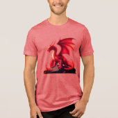 T-SHIRT EN TRI-MATIÈRE DRAGON (Recto)