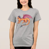 T-shirt En Tri-matière Dragon Amical (Recto)