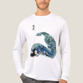 T-shirt En Tri-matière Dragon in the Waves – Abstract Ocean Energy T-Shir (Recto)