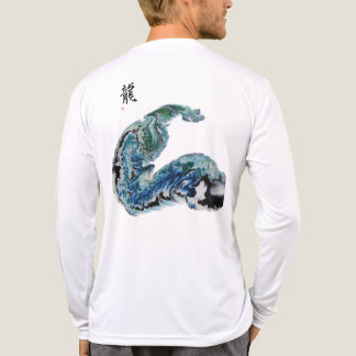T-shirt En Tri-matière Dragon in the Waves – Abstract Ocean Energy T-Shir
