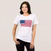 T-shirt En Tri-matière Drapeau américain (Recto plein)