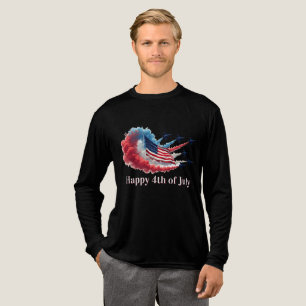 T-shirt En Tri-matière Drapeau américain, 4 juillet