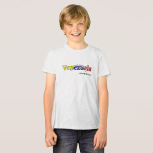 T-shirt En Tri-matière drapeau cool de pays personnaliser enfants vénézué