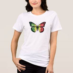 T-shirt En Tri-matière Drapeau du papillon du Sénégal