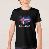 T-shirt En Tri-matière Drapeau Islande (Recto)