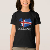 T-shirt En Tri-matière Drapeau Islande (Recto)