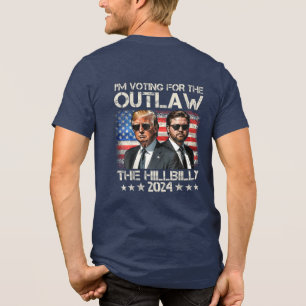 T-shirt En Tri-matière drapeau trump votant pour le hors-la-loi et le hil