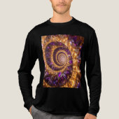 T-shirt En Tri-matière Dreamscape de spirale dorée (Recto)