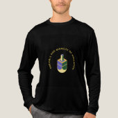 T-SHIRT  EN TRI-MATIÈRE DREIDELS AND MIRACLES OF HANUKKAH (Recto)