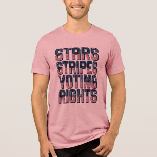 T-shirt En Tri-matière Droit de vote aux étoiles et aux rayures Art patri