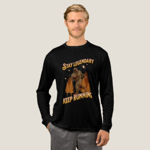 T-shirt En Tri-matière Drôle de motivation de course de Bigfoot