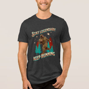 T-shirt En Tri-matière Drôle de motivation de course de Bigfoot