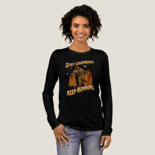 T-shirt En Tri-matière Drôle de motivation de course de Bigfoot