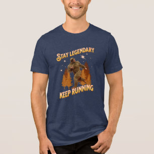 T-shirt En Tri-matière Drôle de motivation de course de Bigfoot