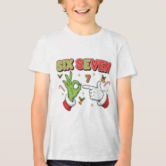 T-shirt En Tri-matière Drôle de Noël Six Sept Monstre de Fêtes