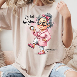 T-shirt En Tri-matière Drôle Désolée Pas Désolée Mémé