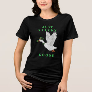 T-shirt En Tri-matière Drôle d'Irlandais Saint-Patrick juste une oie chan