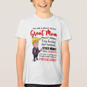 T-shirt En Tri-matière Drôle Donald Trump Tu Es Vraiment Super Maman, Mam