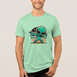 T-shirt En Tri-matière Drôle Extraterrestrial Alien Dabbing