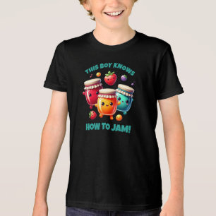 T-shirt En Tri-matière Drôle mignon Ce Garçon Sait Comment Jam!