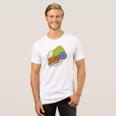 T-shirt En Tri-matière Drôle Pickleball Smash (Recto plein)