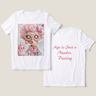 T-shirt En Tri-matière Drôle Rose Sassy Vieillissement