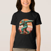 T-shirt En Tri-matière Drôle Sasquatch Bigfoot Dabbing Personnalisé (Recto)