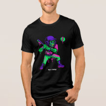 Drôle Skeleton Batting Glace Cream Driving Basebal