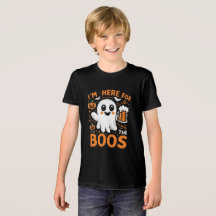 Drôle T-shirt Halloween - "Je suis là pour les gar
