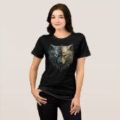 T-shirt En Tri-matière Dual Wolf Spirits (Recto plein)