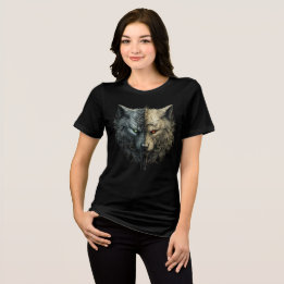 T-shirt En Tri-matière Dual Wolf Spirits