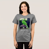 T-shirt En Tri-matière Dusky Headed Conure Parrot Personalized (Recto plein)
